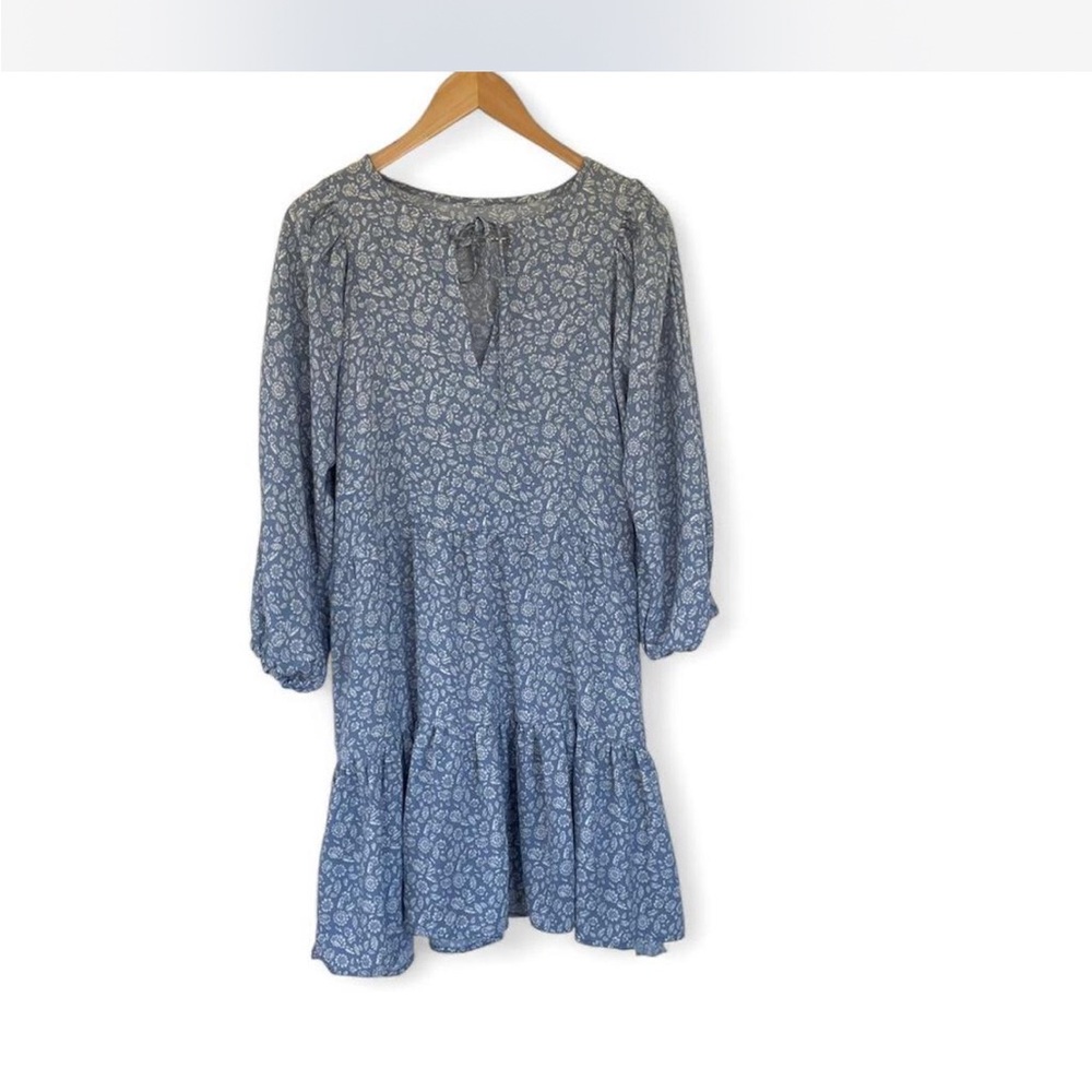Floral Blue Dress
